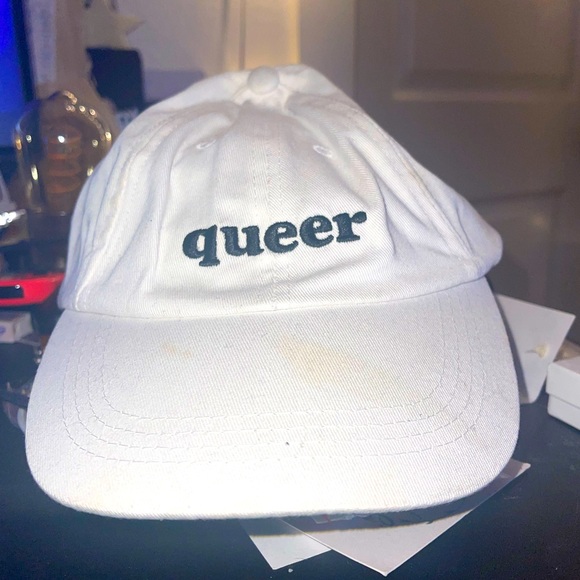 Phluid Project “Queer” White Baseball Hat - Picture 1 of 1
